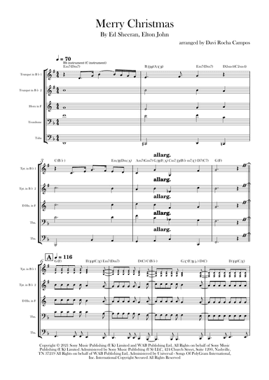 Merry Christmas (arr. Davi Rocha Campos)