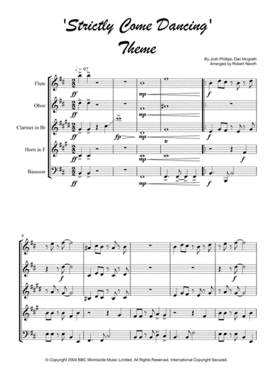 Strictly Come Dancing (arr. Robert Newth)