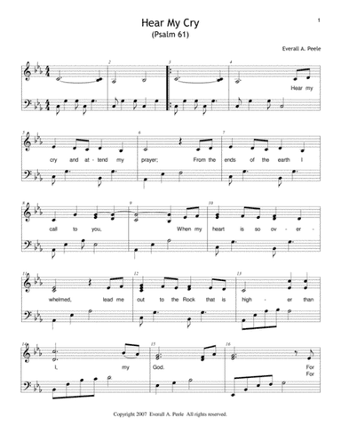 Hear My Cry (Psalm 61)