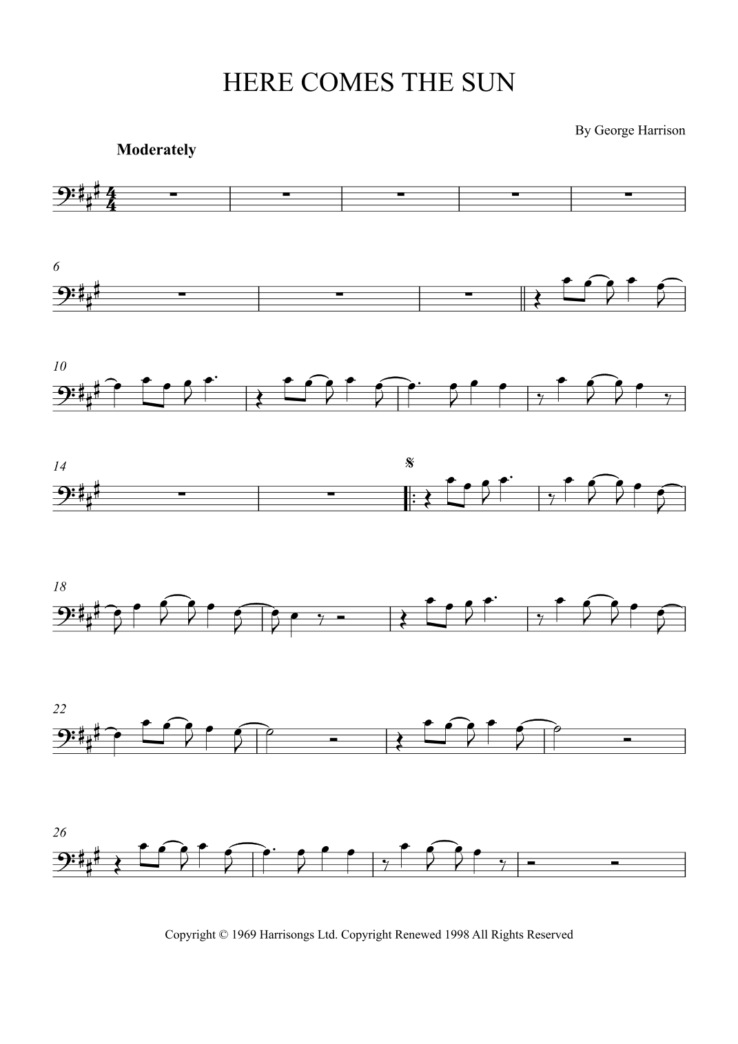 Here Comes The Sun (arr. Alex Nunes Rodrigues)