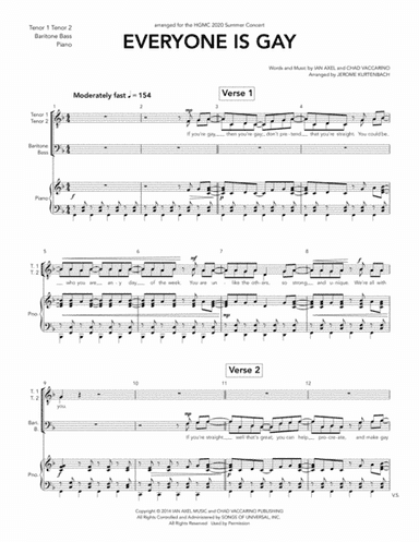 Everyone Is Gay (arr. Jerome Kurtenbach)