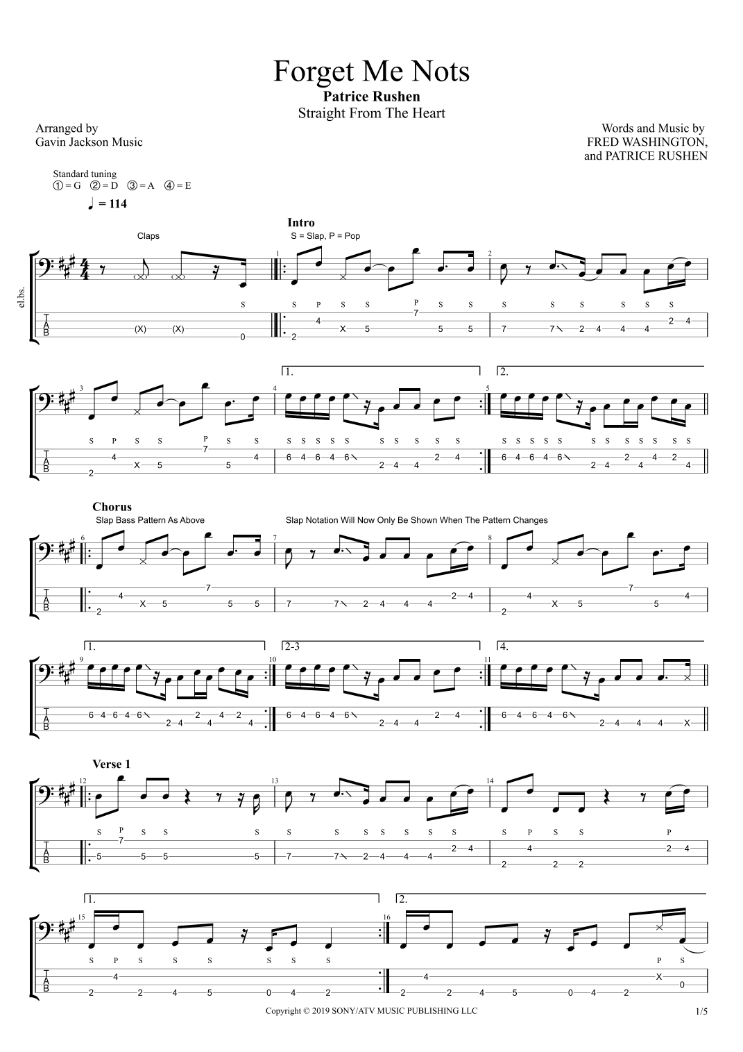 Forget Me Nots (arr. Gavin Jackson Music)