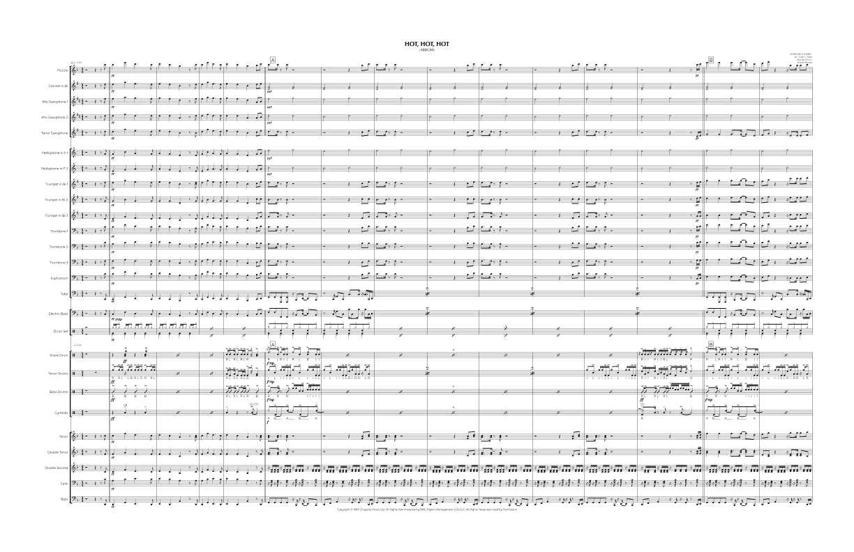 Hot Hot Hot (arr. Craig G. Potter)