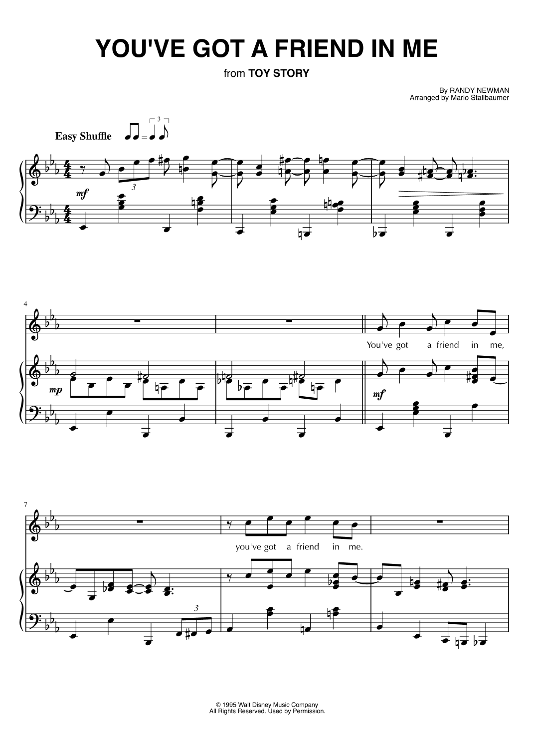 You've Got A Friend In Me (arr. Mario Stallbaumer)