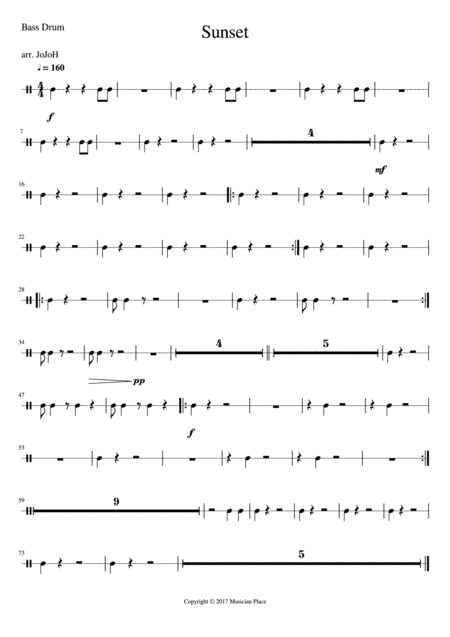 Sunset - Bass Drum