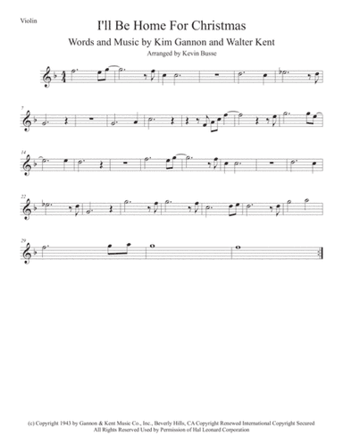 I'll Be Home For Christmas (arr. Kevin Busse)