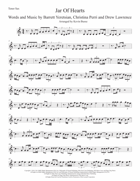 Jar Of Hearts (arr. Kevin Busse)