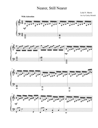 Nearer, Still Nearer (arr. Carley Heindel)
