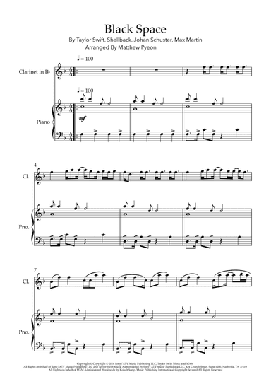 Blank Space (arr. Matthew pyeon)