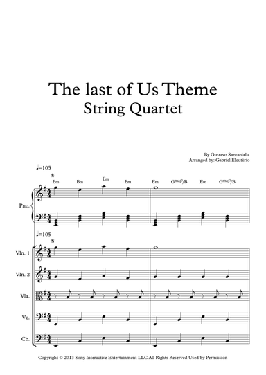 The Last Of Us (arr. Gabriel Eleutério)