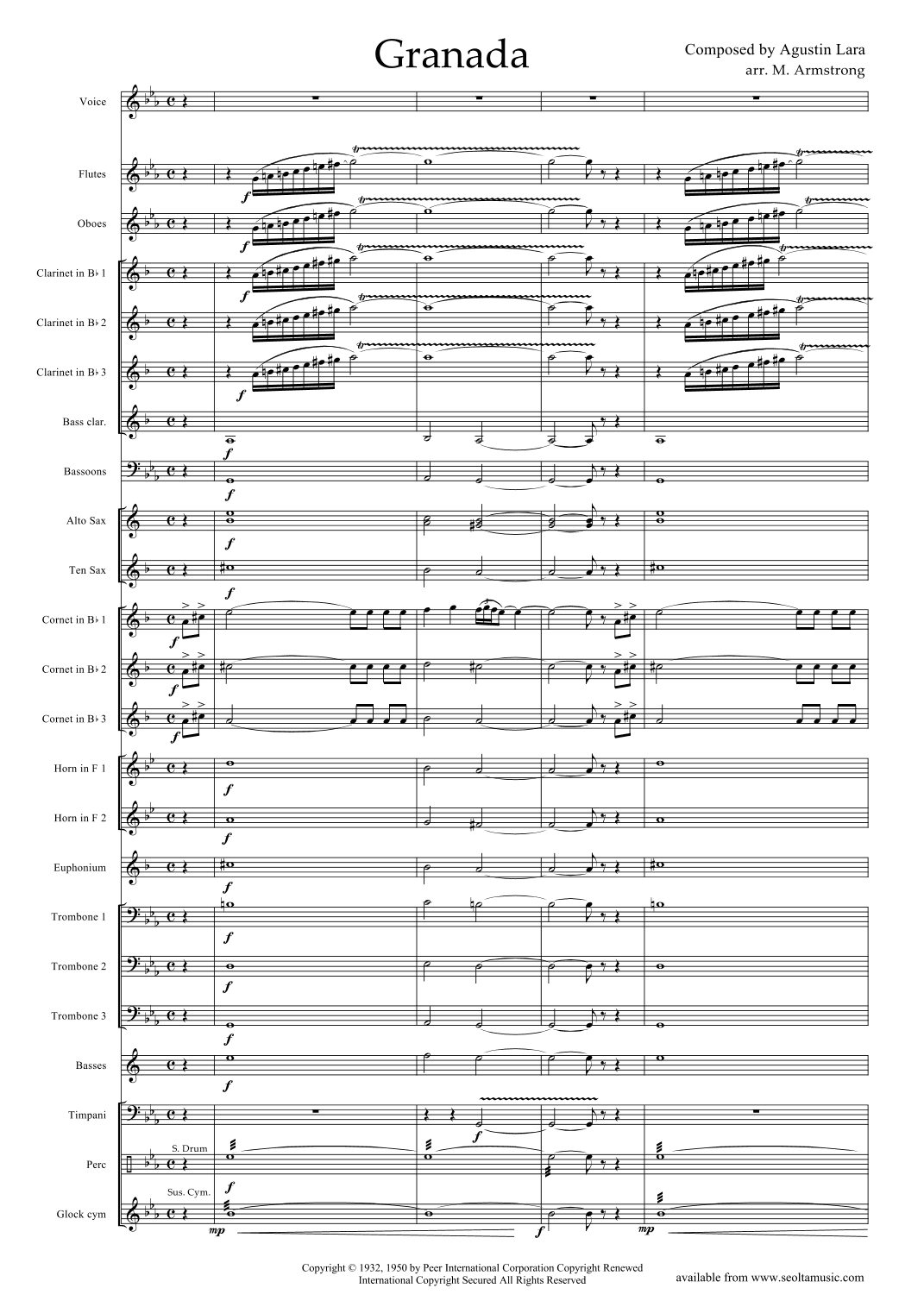Granada (arr. Mark Armstrong)