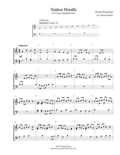 Yankee Doodle - for 2-octave handbell choir (arr. Samuel Stokes)