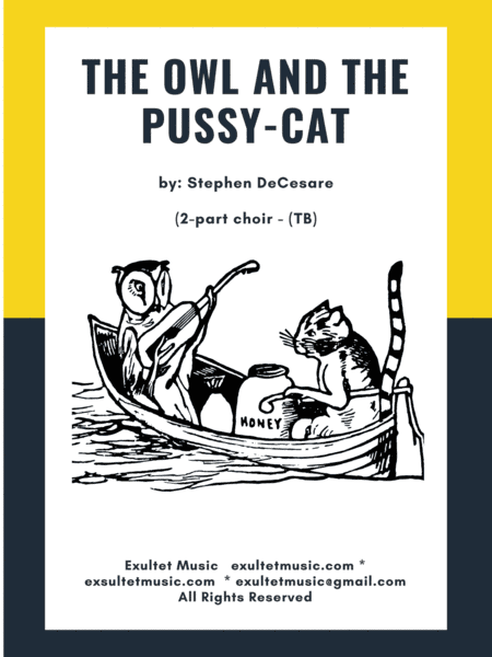The Owl And The Pussy-Cat (2-part choir - (TB)