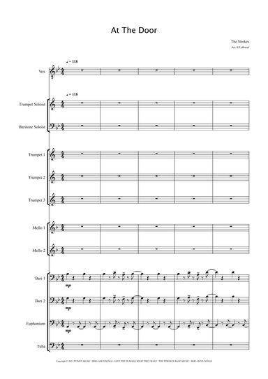 At The Door (arr. Kevin LeBoeuf)