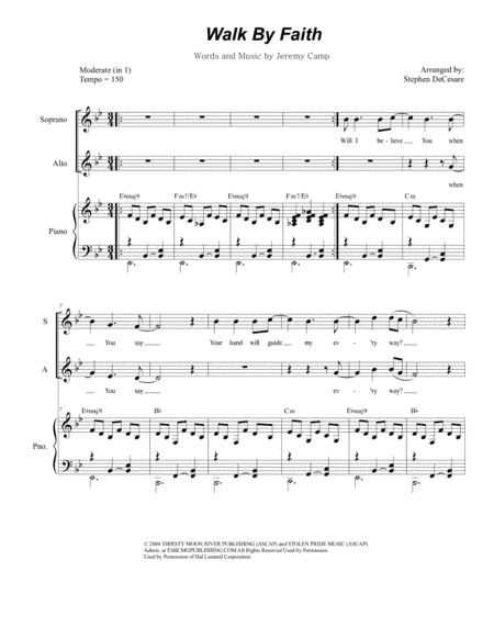 Walk By Faith (arr. Stephen DeCesare)