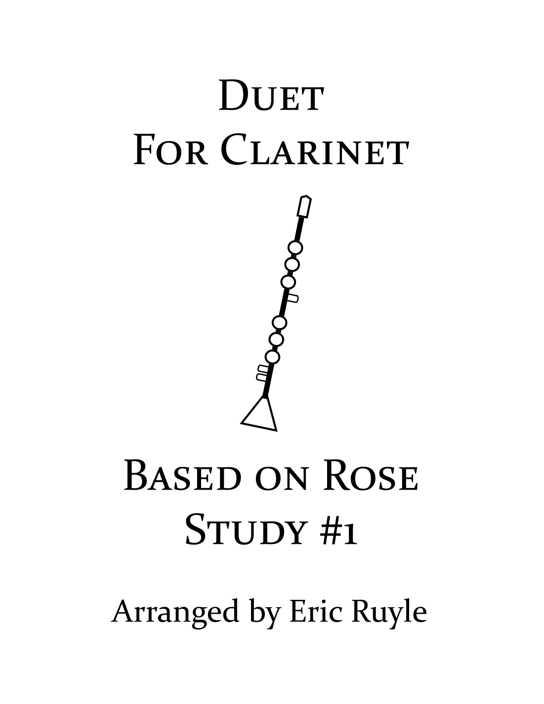 Rose Study #1 Duet (arr. Eric Ruyle)