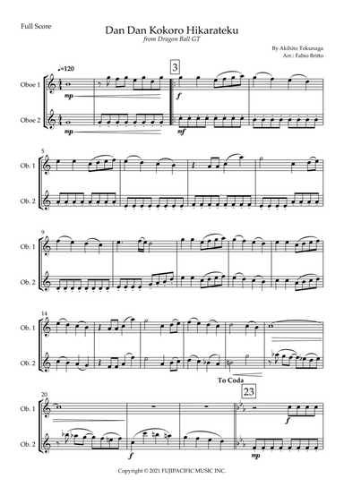 Dragon Ball Gt (arr. Fabio Britto)