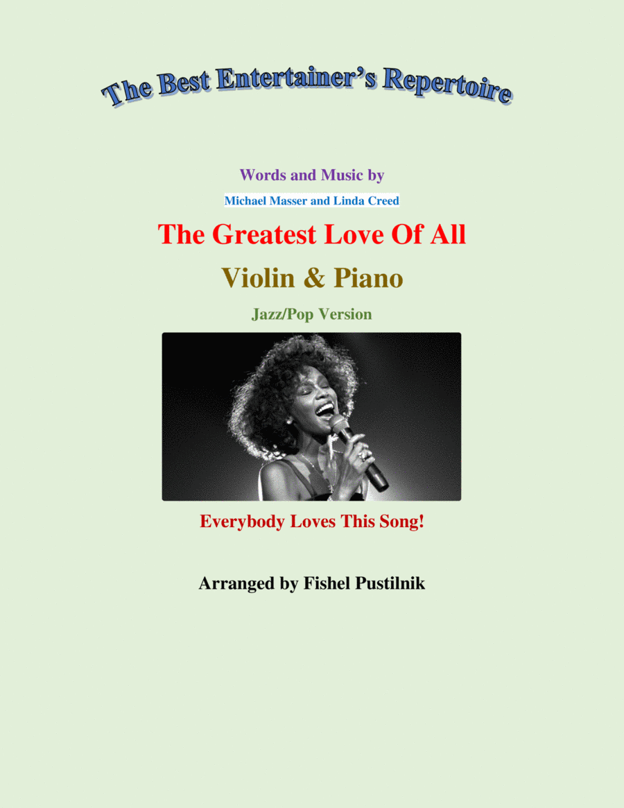 The Greatest Love Of All (arr. Fishel Pustilnik)