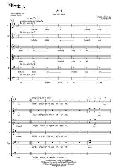 Sail (arr. Jannis Derrix)