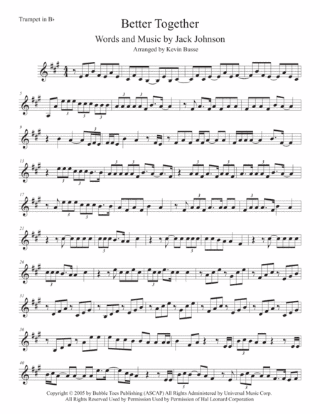 Better Together (arr. Kevin Busse)