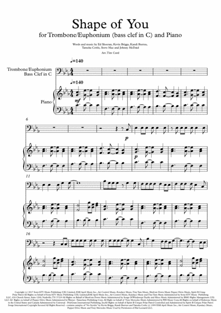 Shape Of You (arr. Tim Curd)