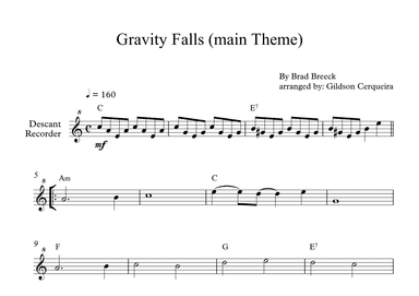 Gravity Falls (main Theme) (arr. Gildson Cerqueira)