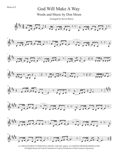 God Will Make A Way (arr. Kevin Busse)