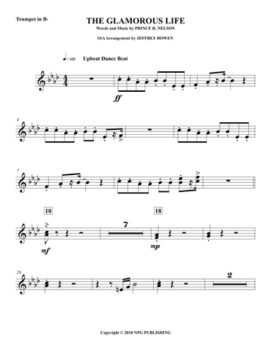 The Glamorous Life (arr. Jeffrey Bowen)