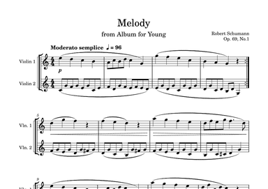 Melody (arr. Kin Leung)