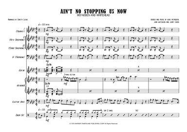 Ain't No Stoppin' Us Now (arr. Gareth Lieske)