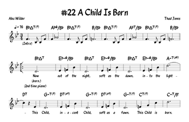A Child Is Born (arr. John Fries)