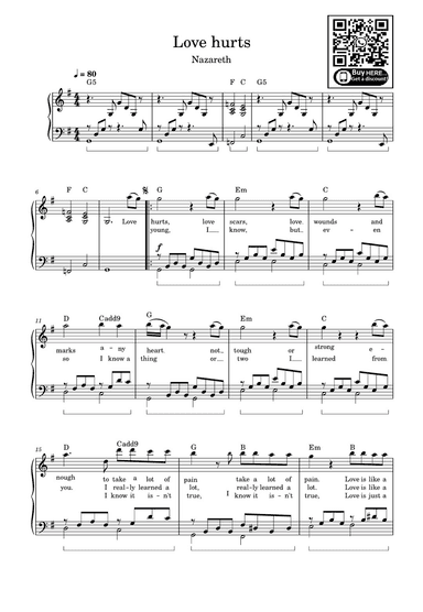 Love Hurts (arr. eduardo)