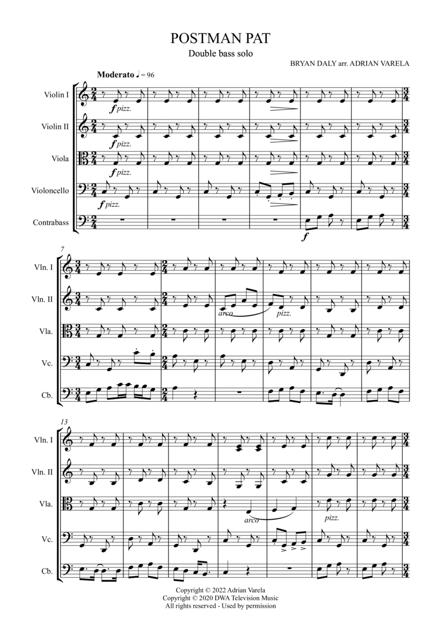 Postman Pat (arr. Adrian Varela)