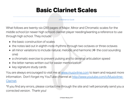Basic Clarinet Scales