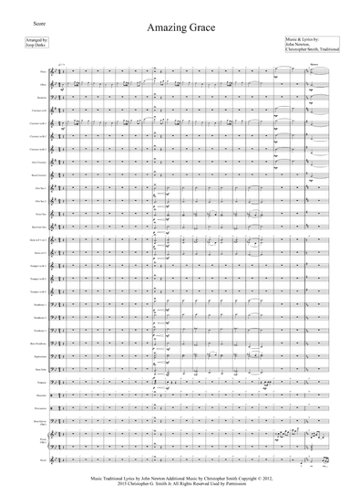 Amazing Grace (arr. Joop Derks)