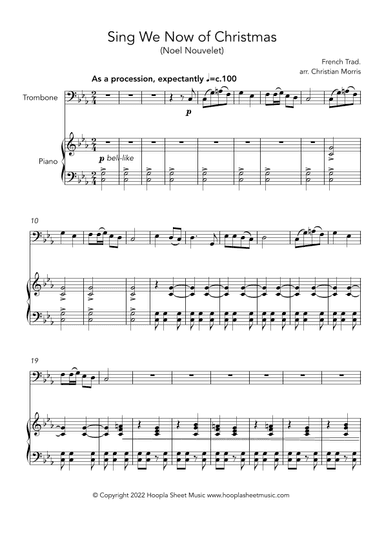 Sing We Now of Christmas (Noël Nouvelet) (arr. Christian Morris)