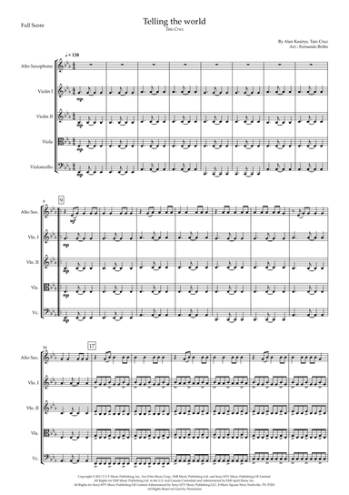 Telling The World (arr. Fernando Britto)