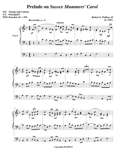 Prelude on Sussex Mummers' Carol