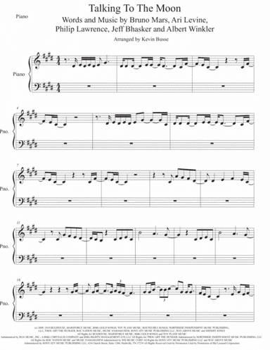 Talking To The Moon (arr. Kevin Busse)