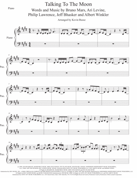 Talking To The Moon (arr. Kevin Busse)