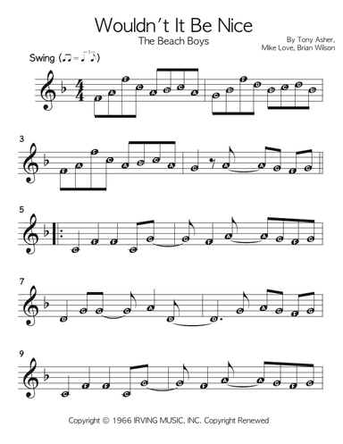 Wouldn't It Be Nice (arr. Mc G)