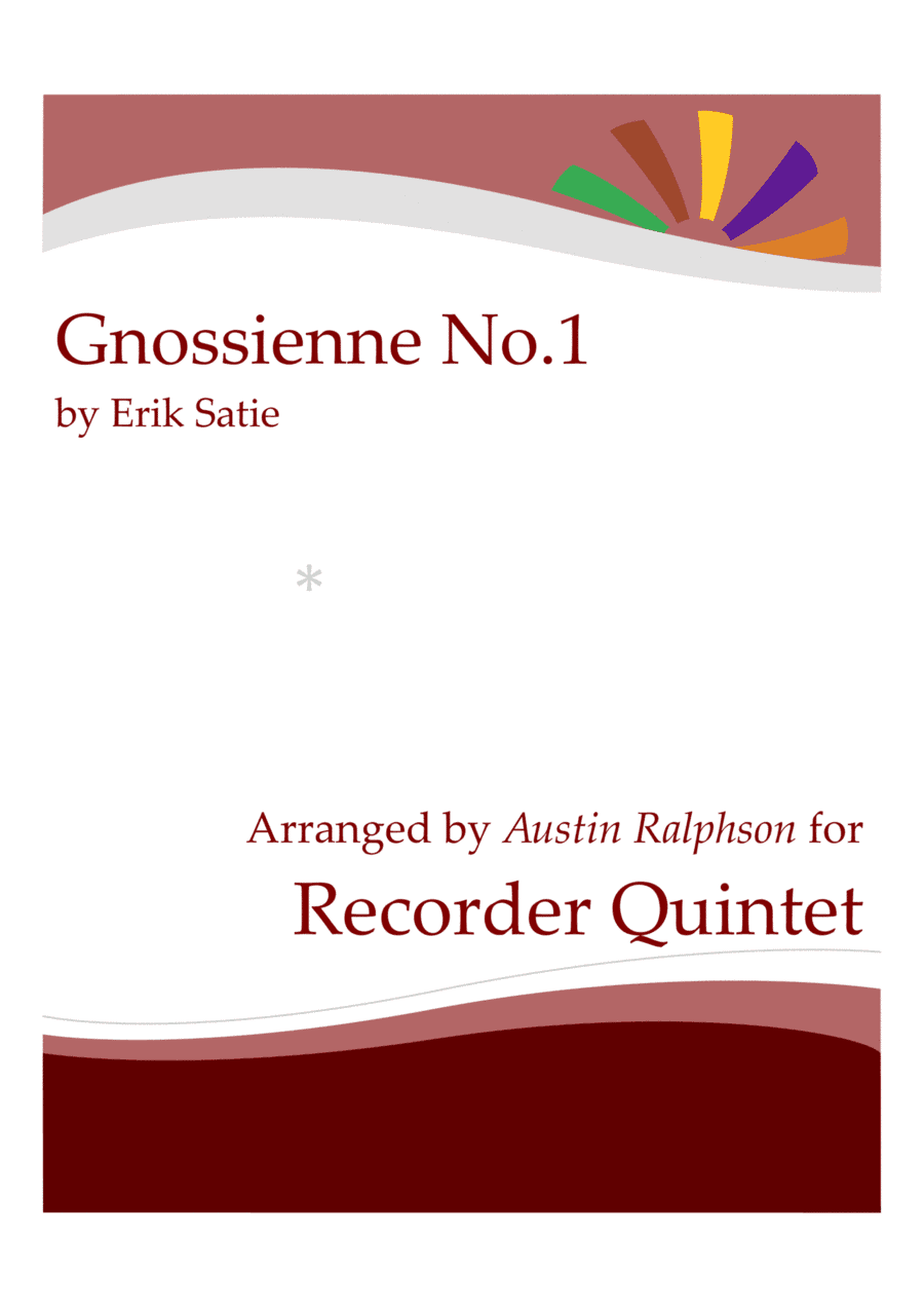 Gnossienne No.1 (Erik Satie) - recorder quintet (arr. Austin Ralphson)