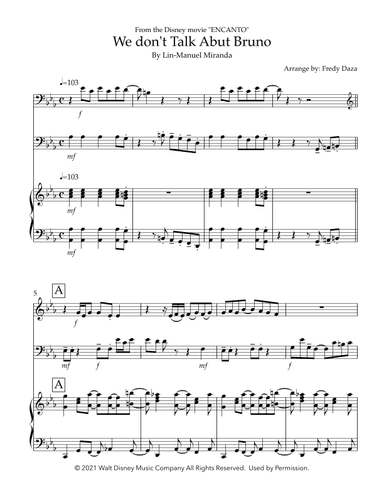 We Don't Talk About Bruno (arr. Fredy Daza)