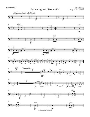 Norwegian Dance #3 (arr. Nick Lacanski)