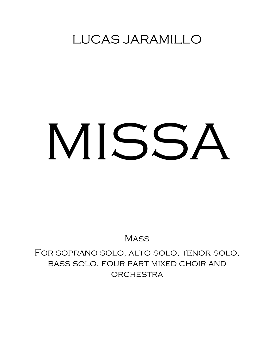 Mass - Score Only