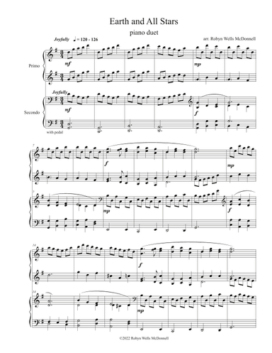 Earth and All Stars (arr. Robyn Wells McDonnell)