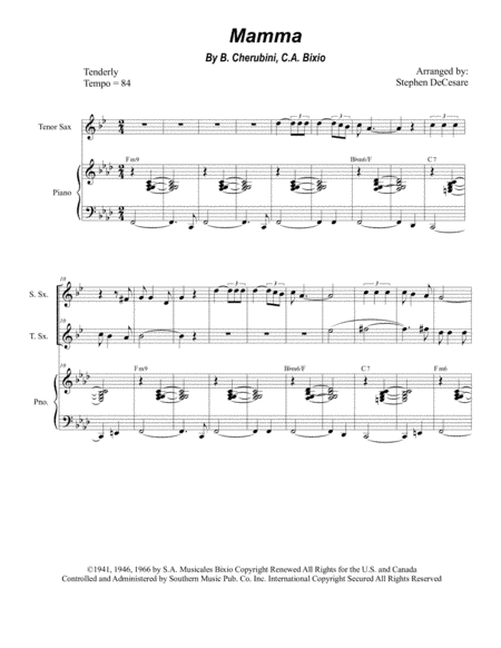 Mama (mamma) (arr. Stephen DeCesare)