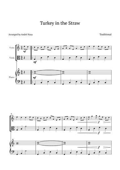 Turkey in the Straw (arr. André Nusa)