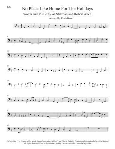 (There's No Place Like) Home For The Holidays (arr. Kevin Busse)