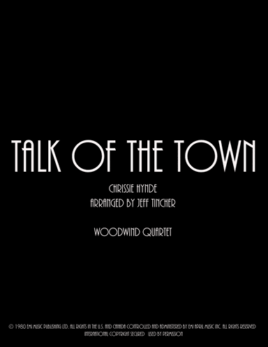 Talk Of The Town (arr. Jeff Tincher)